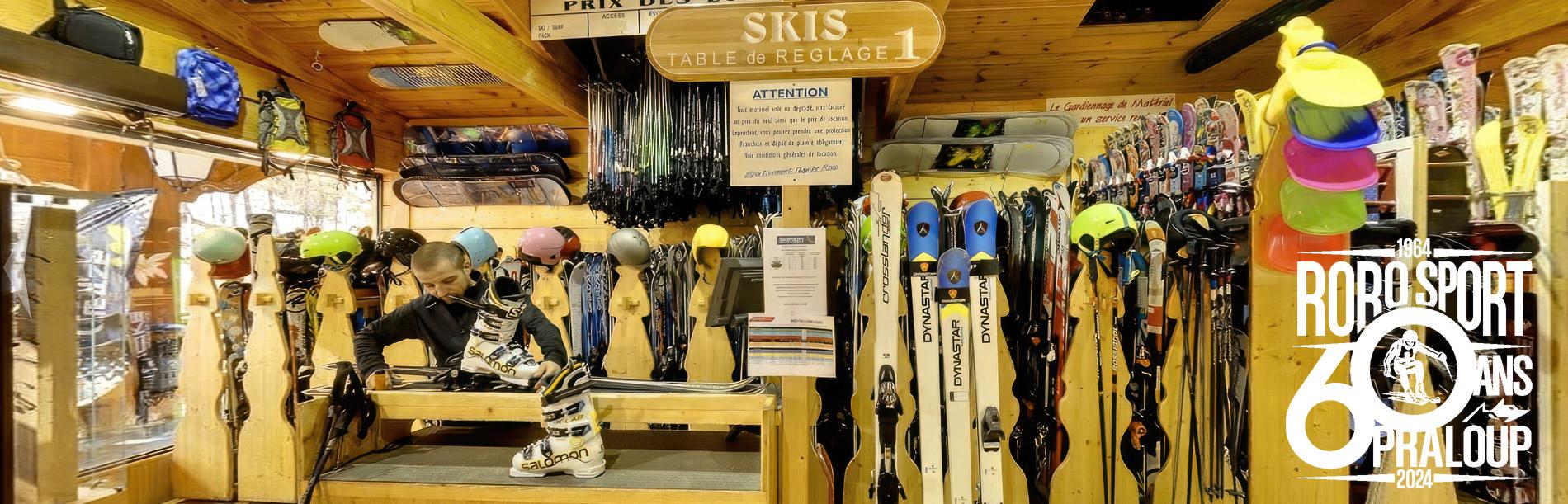 Magasin location ski Praloup, Roro Sport Magasin location ski Praloup, Roro Sport