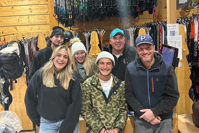 Equipe Roro Sport à Pra Loup